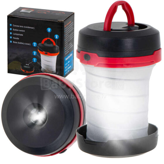Ikonka Art.KX4987 Camping camping light camping torch 2in1 battery operated torch 3 modes