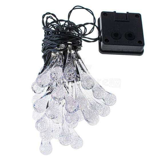 Ikonka Art.KX4967_1 Solar icicle garden lights 6.5m 30LED cold white