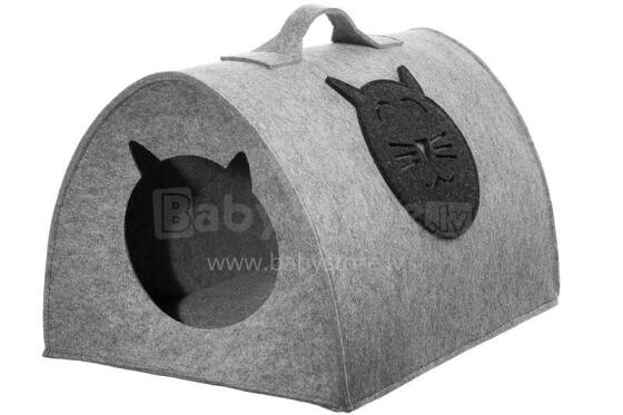 Ikonka Art.KX4937 Felt cat house size S 40x30x25cm