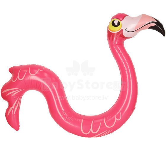 Ikonka Art.KX4929 Inflatable pool noodle float flamingo 131cm