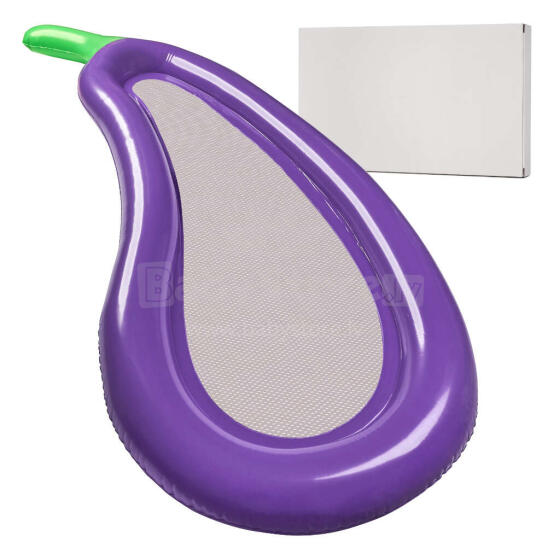 Ikonka Art.KX4925 Inflatable mesh mattress aubergine 240cm