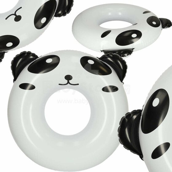 Ikonka Art.KX4919_2 Vaikiškas plaukimo žiedas 80 cm panda