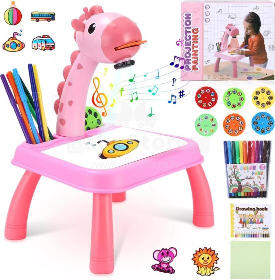 Kids World Drawing Projector Art.157548 projector table drawing table
