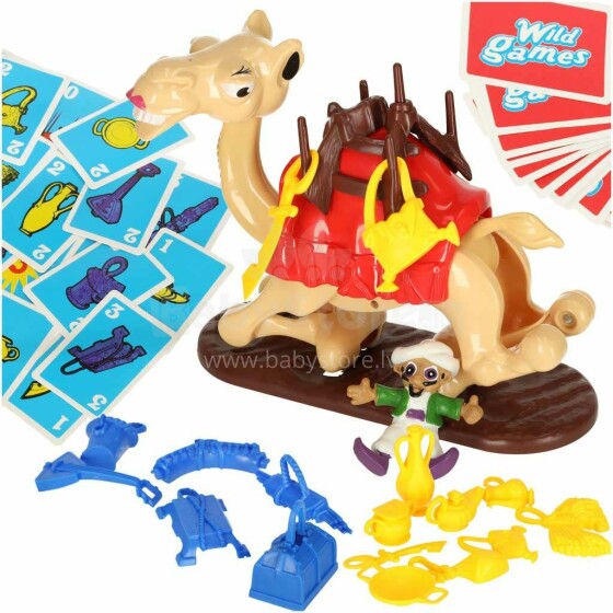 Ikonka Art.KX4902 Game saddle up a camel falling gear + cards