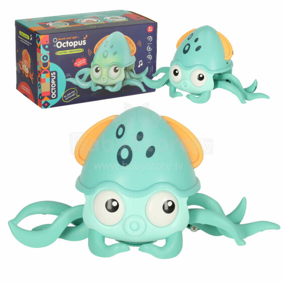 Ikonka Art.KX4897 Interactive crawling octopus with sound