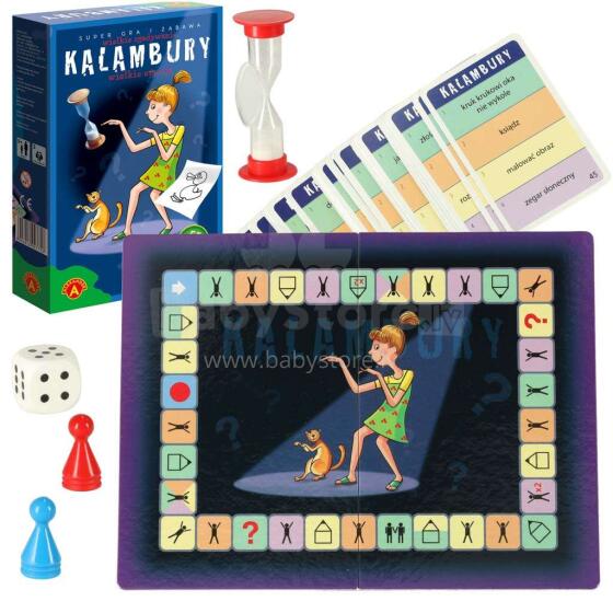 Ikonka Art.KX4858 ALEXANDER puns mini party game