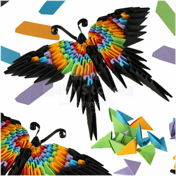 Ikonka Art.KX4850 ALEXANDER Origami 3D - Butterfly 154el.