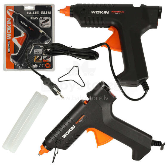Ikonka Art.KX4818 Hot melt glue gun+ cartridges