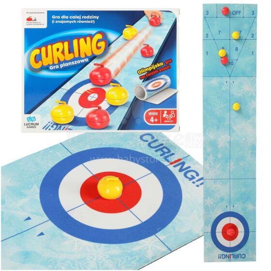 Ikonka Art.KX4692 Curling board game LUCRUM GAMES