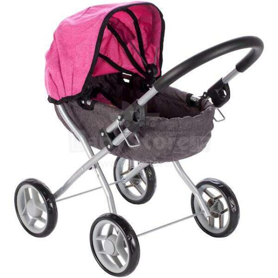 Ikonka Art.KX4650 Four-wheel pram for dolls gondola