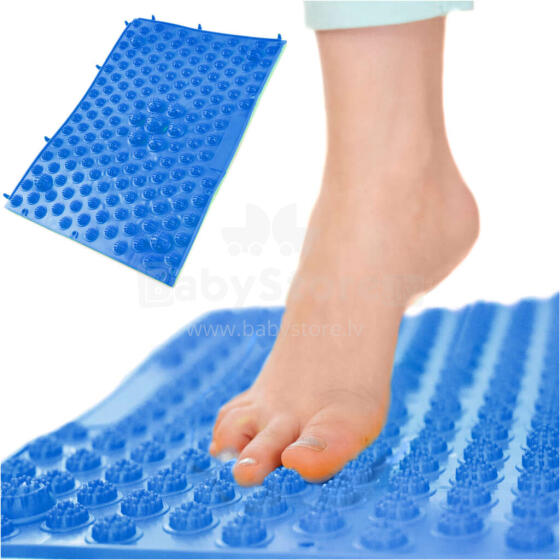 Ikonka Art.KX6356_1 Sensory massage correction mat blue