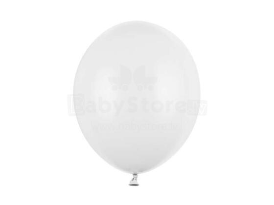 Ikonka Art.KX4553 Balloons Strong Pastel Pure white 30cm 100 pieces
