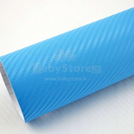 Ikonka Art.KX10156 Carbon 3D roll film blue 1,27x28m