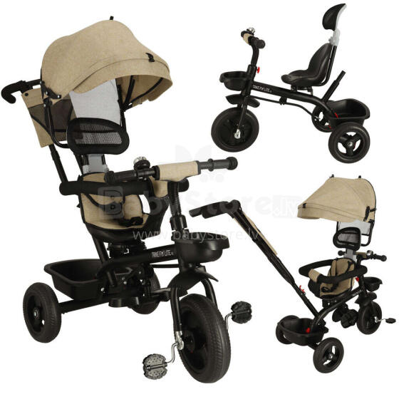 Ikonka Art.KX4511_1 TRIKE FIX Lite V2 trīsritenis bēšs