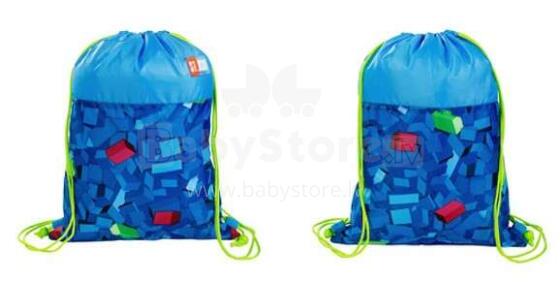 Ikonka Art.KX4474_2 BAMBINO shoe bag blocks blue