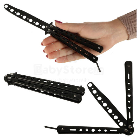 Ikonka Art.KX4408 Blunt butterfly training knife