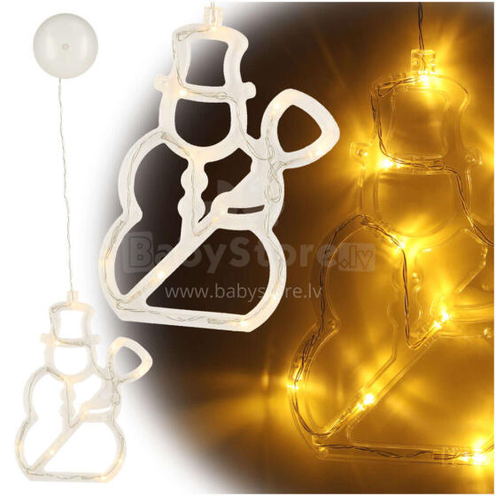 Ikonka Art.KX5246_6 LED pendant lights Christmas decoration snowman 49cm 10 LEDs