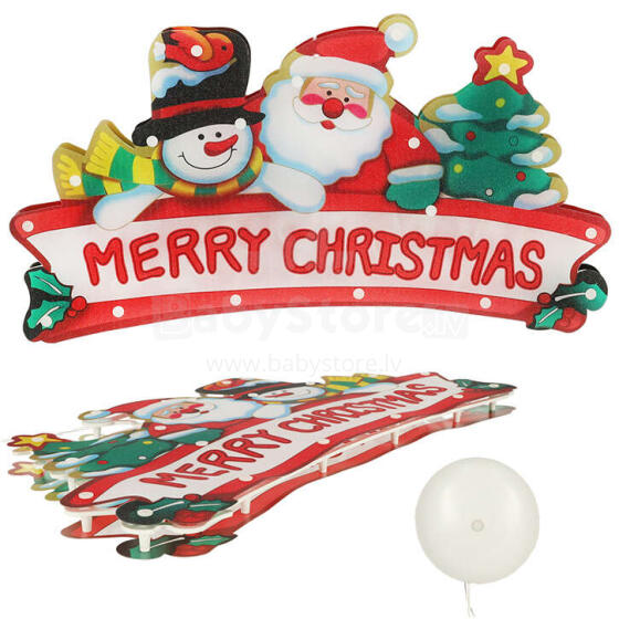 Ikonka Art.KX4354 LED Christmas pendant lights Merry Christmas decoration 45cm