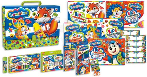 Ikonka Art.KX4223 BAMBINO Little artist's art kit briefcase