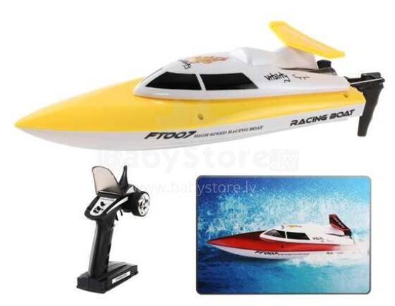 Ikonka Art.KX8598_2 RC remote control boat FT007 yellow