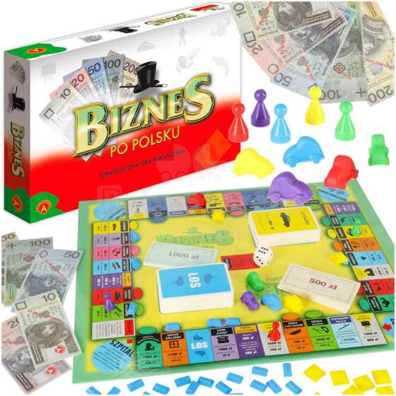 Ikonka Art.KX4171 ALEXANDER Business Po Polsku party game 7+
