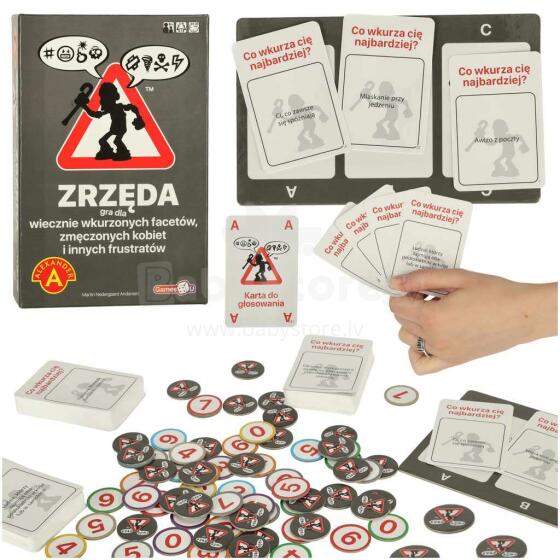 Ikonka Art.KX4073 ALEXANDER Party Game Grumpy 8+
