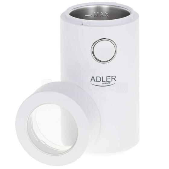 Ikonka Art.KX4205_1 Adler AD 4446ws Coffee nut herb grinder electric white silver 150W