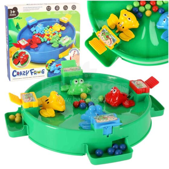 Ikonka Art.KX4898_1 Jumping frogs arcade game 4 players