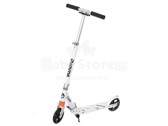 Ikonka Art.KX3980_1 GIMMIK CARI folding scooter 145mm wheels white