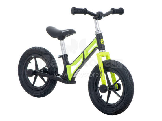 Ikonka Art.KX3976_1 GIMMIK Skriešanas velosipēds Leo 12" 3+ zaļš