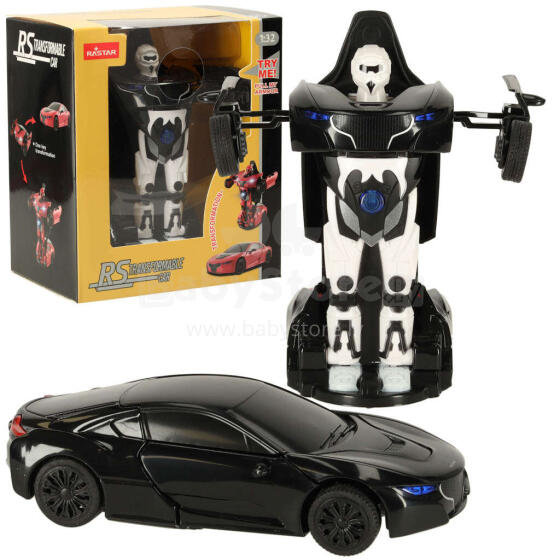Ikonka Art.KX3974 GIMMIK Mini transformators Die Cast 1:32 RTR balts