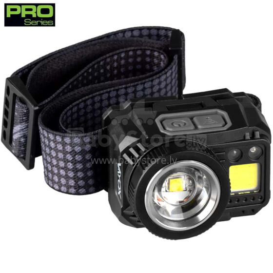 Ikonka Art.KX3906 Headlamp headlamp zoom hybrid head power XPG3 + COB VA0098 VAYOX