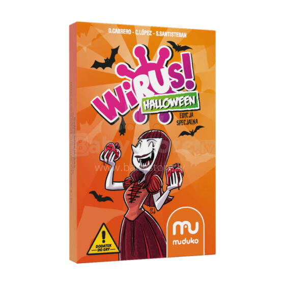 Ikonka Art.KX3903 MUDUKO Virus! Halloween. Add-on to the world's most infectious game party game 8+