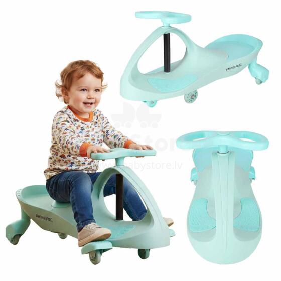 Bebe Basic Kids Gravity Car with LED Wheels Art.158057 Kids gravity car with glowing LED wheels