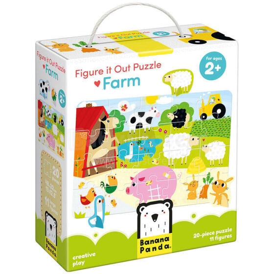 Banana Panda Figure It Out Puzzle Farm Art.49032