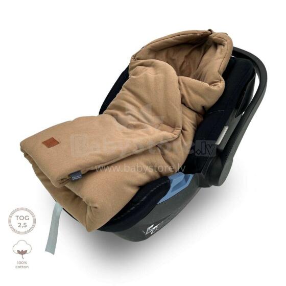 Makaszka Car Seat Blanket Latte Art.KOC5COTTONLATTE