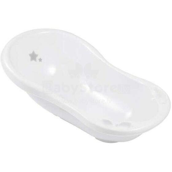 KEEEPER mazuļa vanna ar spraudni STARS, balta, 84cm, 18426