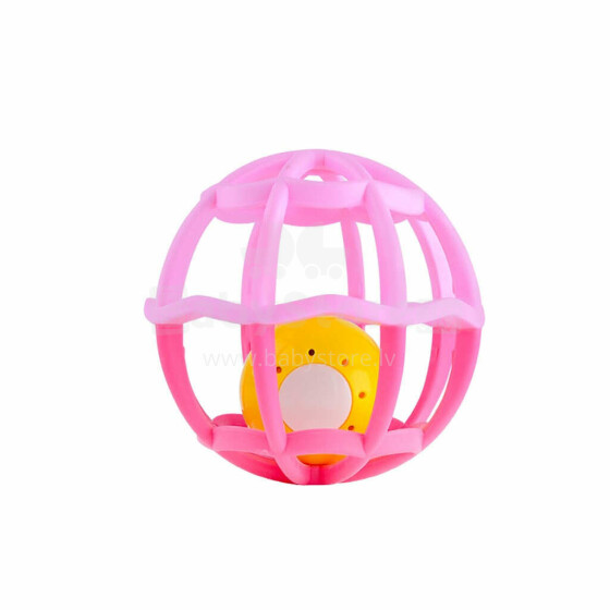 BabyMix Ball Art.46285 Pink Rattle Ball