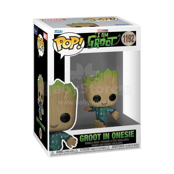 FUNKO POP! Vinyl: Фигурка I Am Groot - Groot in PJs (dancing), 8 см