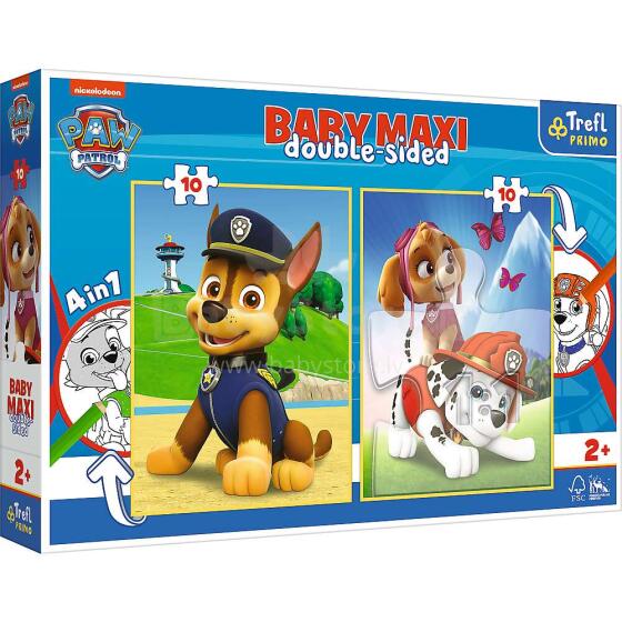 TREFL PAW PATROL Baby Maxi puzzle, 10x2 pcs