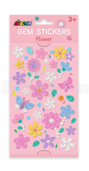 AVENIR Gem Stickers Flower