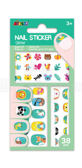 AVENIR Nail stickers Animals