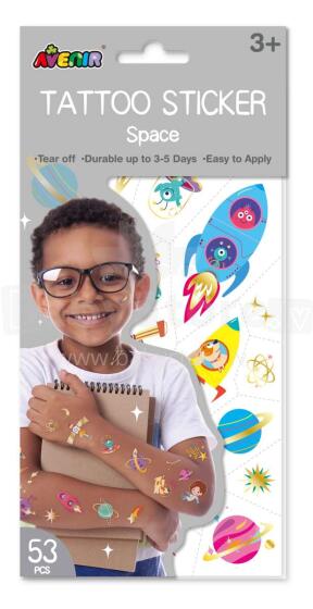 AVENIR Tattoo Sticker Space