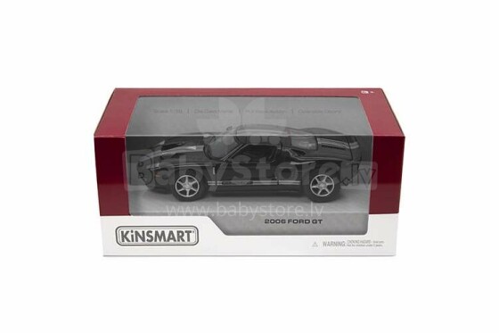 KINSMART Miniatūrais modelis - 2006 Ford GT, izmērs 1:36