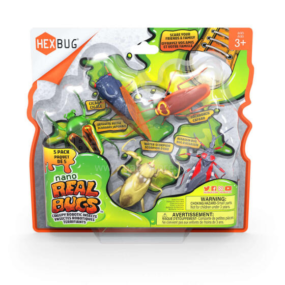 HEXBUG interactive toy Nano Real Bugs 5 pack