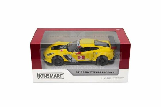 KINSMART 2016 Corvette C7.R Race Car, 1:36
