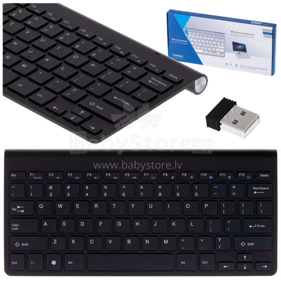 Ikonka Art.KX5112 Smart TV wireless keyboard black