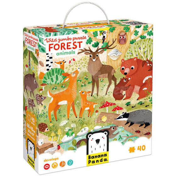 Banana Panda Wild Jumbo Puzzle Forest Animals Art.49260