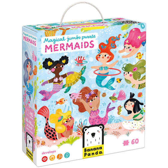 Banana Panda Magical Jumbo Puzzle Mermaids Art.49259