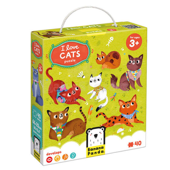 Banana Panda I Love Cats Art.49288
